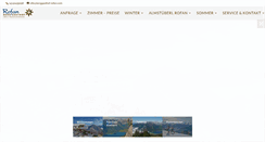 Desktop Screenshot of berggasthof-rofan.com